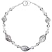 Freshwater Pearl And White Twist Leaf Murano Glass Necklaces