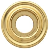 Baldwin 5002003 Lifetime Polished Brass Estate Pair of Estate Rosettes for Passage Functions