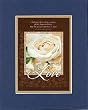 For Romance - Love . . . 8 x 10 Inches Biblical/Religious Verses set in Double Beveled Matting - A Timeless and Priceless Poetry Keepsake Collection