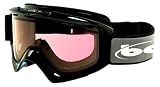  : Bolle Nova Goggle,Shiny Black,Modulator Vermillon Lens