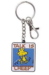 Woodstock Talk is Cheap Keychain Key Chain Peanuts