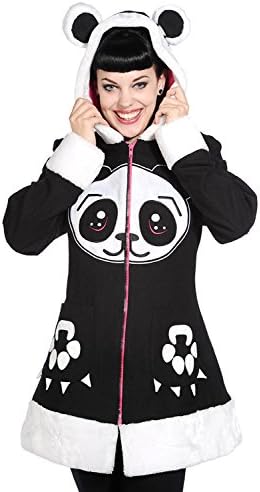 Banned Panda Face Coat - UK 14 / US 10 / EU 40