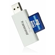 Transcend 8 GB SDHC Class 6 Flash Memory Card with Compact Card Reader TS8GSDHC6-S5W