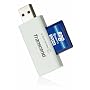 Transcend 8 GB SDHC Class 6 Flash Memory Card with Card Reader TS8GSDHC6-S5W