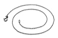 Black Rhodium Sterling Silver 22" Bead Chains 1.5MM