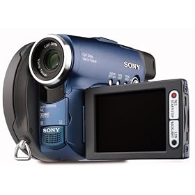 Sony Handycam DCR-DVD101E - Camcorder - 800 Kpix - optical zoom: 10 x - DVD-R (8cm), DVD-RW (8 cm)