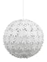 Ranex 6000.371 Lampe Suspension M�tal et Plastique Blanc
