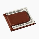 Cutter & Buck Money Clip Card Case- BROWN