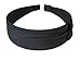 Bargain Headbands Deep Black, Gorgeous Elegant Knotted Hard Headband
