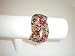 Bracelet Cuff Beads multi color darker
