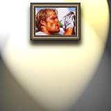 Completely Handpainted American Football Sport Painting, Custom Order FL2926, Oil on Canvas, with Option to Paint Jerry, Brett & Co. from Any Other Favorite Photograph or Picture, Unframed, Size 21'' x 31" inches