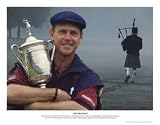 LITHOGRAPH - PAYNE STEWART THE BAGPIPER