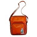 Retro Styled Robot Flight Bag - ORANGE