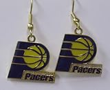 NBA Dangling Earrings - Indiana Pacers Logo