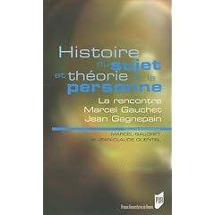 Histoire du sujet et Th�orie de la personne