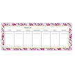 Weekly Calendar Pads - Damask Pink