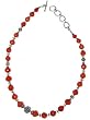 Carnelian Necklace India Silver Jewelry 19.25 inches (gnklc138)