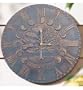 Whitehall Times and Seasons Clock French Bronze