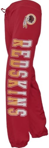 Washington Redskins - Glitter Logo Girls Youth Sweatpants Red 8-10