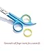 ZIWETO PETS Premium Quality Grooming Scissors Set for Dog and Cats (2 Piece Set Incudes Cutting Shear and Thinning Shear 6.5 inch) with Rounded tips