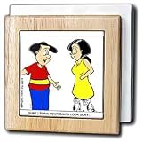 Sexy Calfs - 6 Inch Tile Napkin Holder