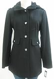 Guess Hooded Wool Coat, Jacket, Black, Large, Mw374