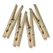 Clothes Pins Traditional Wood w/ Spring 50-Pack Wooden Clothespins