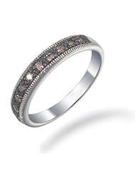 1 CT Champagne Diamond Ring in Sterling Silver (Available in Sizes 5 - 9)