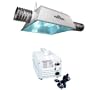 Hydrofarm 1000 Watt HPS Radiant 6AC Economy Grow Light System & Flora Hydroponics pH Control Kit Bundle Pack