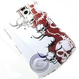 4 Skulls Snap On Cover for BlackBerry Curve 8300 / 8310 / 8320 / 8330 Prote ....