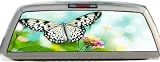 Butterfly & Flower- 17 Inches-by-56 Inches- Compact Pickup Truck- Rear Window Graphics