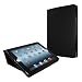 MiniSuit Apple iPad 2 / The New iPad / 3rd Gen Smart Cover PU Leather Jacket Case Stand (Black)