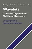 Wavelets: Calderon-Zygmund and Multilinear Operators: Calderon-Zygmund and Multilinear Operators (Cambridge Studies in Advanced Mathematics)