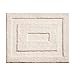 InterDesign Microfiber Spa Bathroom Accent Rug, 21 x 17, Natural