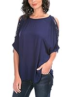 Never Paris Blusa Ingrid (Azul Oscuro)
