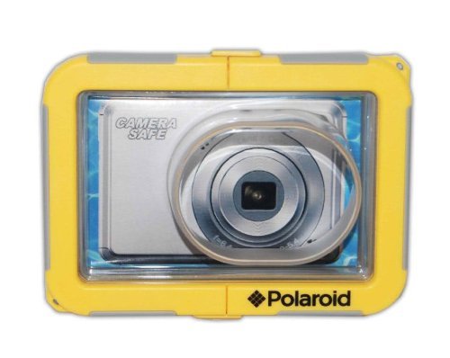 Polaroid Dive-Rated Waterproof Camera Housing For The Fujifilm Finepix JX300, JX305, T200, T205, JV200, JV205, AV200, AV205, AV250, AV255, AX350, AX355, JV150, JZ300, JZ305, JZ500, JZ505, F80 EXR, F85 EXR Digital Cameras