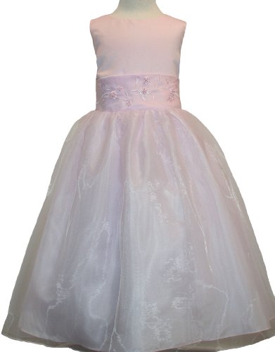 Pink Organza Flower Girl Dress ~ 2 (TT6036)