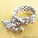 Create Your Own Miyuki Beaded Pearl Ring Kit - Grey Size 6.5