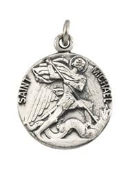 14K Yellow Gold 18.00 mm St. Michael Medal