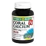 Nature's Bounty Coral Calcium Plus Vitamin D & Magnesium, 1000 mg, 120 Capsules (Pack of 2)