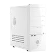 JCP Light Crystal Midi Tower PC Geh�use Micro ATX (5x 3,5 interne HDD, 4x 5,25 externe HDD, USB 2.0) wei�