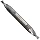Niagara Cutter DS211 High-Speed Steel End Mill, Stub Length, TiCN Coated, 2 Flutes, Double Square End