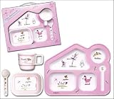 Baby Cie 4 piece melamine dinner set in carrying case