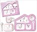 Baby Cie 4 piece melamine dinner set in carrying case ~ 7 designs to choose from