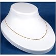 White Plastic Necklace Jewelry Display Bust Chain Holder