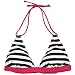 Hurley Ladies Swimwear Beckham Stripe Halter Top