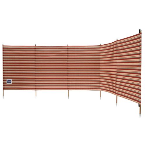 Deluxe Windbreak with Awning Channel Fixing Red