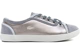 Lacoste Womens Minuette NS 2 SRW [7-18SRW4141Z72] Metallic Gun Smoke Metal Womens Shoes 7-18SRW4141Z72