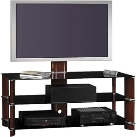 Bush Industries Segments Collection VS11550A-03 - Stand for flat panel / AV System - metal, wood - rosebud cherry - screen size: up to 50"