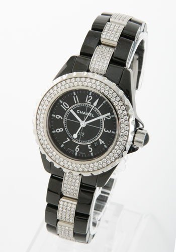 [シャネル]CHANEL 腕時計 スポーツ J12 ダイヤモンド セラミック ブラック H1338 レディース [並行輸入品]
